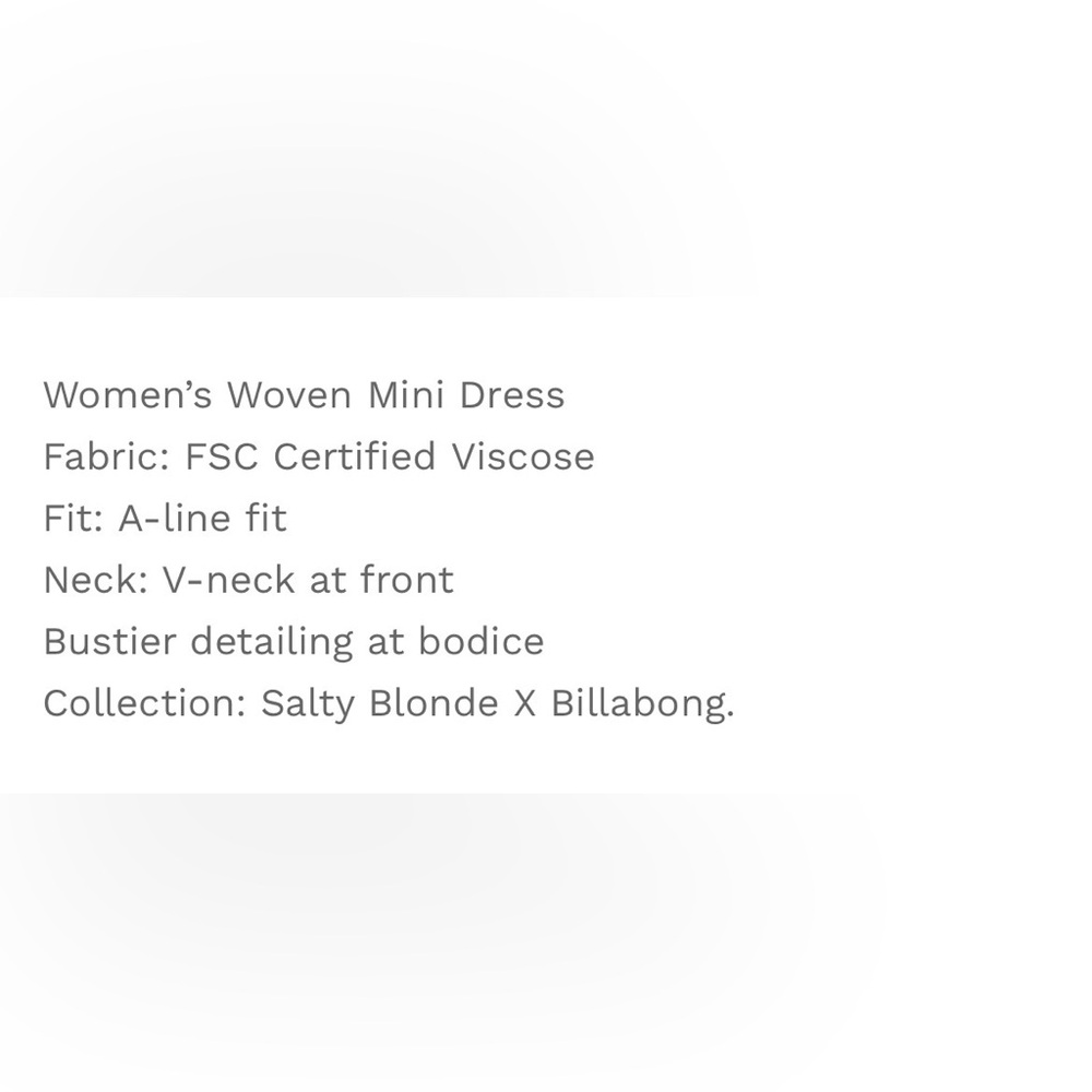 Billabong The Salty Blonde Summer Dress - Picture 10 of 10
